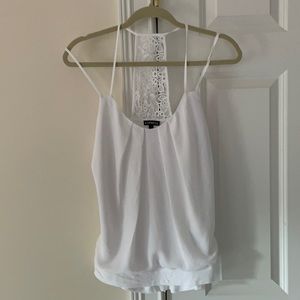 Express white tank top